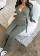 Load image into Gallery viewer, B- Soft Ballet Wrap Top (Olive)