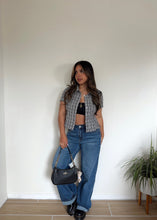 Load image into Gallery viewer, Cassi pleated button down shirt