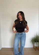 Load image into Gallery viewer, Khloe Tee ( Black)