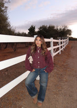 Load image into Gallery viewer, Cider Cable Knit Cardigan (cherry)