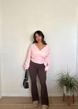 Load image into Gallery viewer, Wrap around Ribbon Knit ( Baby Pink)