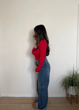 Load image into Gallery viewer, Classic Blue Jean ( High waisted wide-leg)