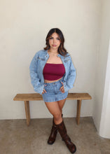 Load image into Gallery viewer, Rue Moto Denim Jacket