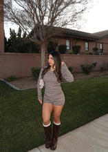 Load image into Gallery viewer, Demi Striped Set ( Brown Stripe)