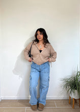 Load image into Gallery viewer, Autumn Knit Zip-Up (Oatmeal)