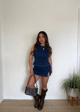 Load image into Gallery viewer, Marlo Denim Skort Set ( Medium Wash)