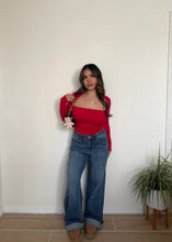 Load image into Gallery viewer, Classic Blue Jean ( High waisted wide-leg)