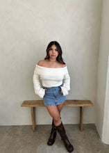 Load image into Gallery viewer, Isabella off the shoulder Knit (Cream)