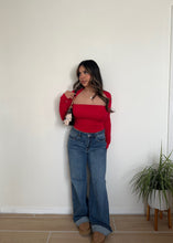 Load image into Gallery viewer, Classic Blue Jean ( High waisted wide-leg)