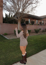 Load image into Gallery viewer, Demi Striped Set ( Brown Stripe)