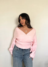 Load image into Gallery viewer, Wrap around Ribbon Knit ( Baby Pink)