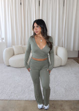 Load image into Gallery viewer, B- Soft Ballet Wrap Top (Olive)