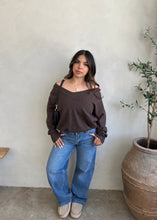 Load image into Gallery viewer, Iris Knit Sweater ( Mocha)
