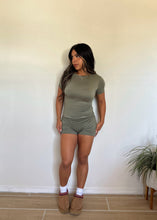 Load image into Gallery viewer, B- Soft Fold Over Shorts (Olive)
