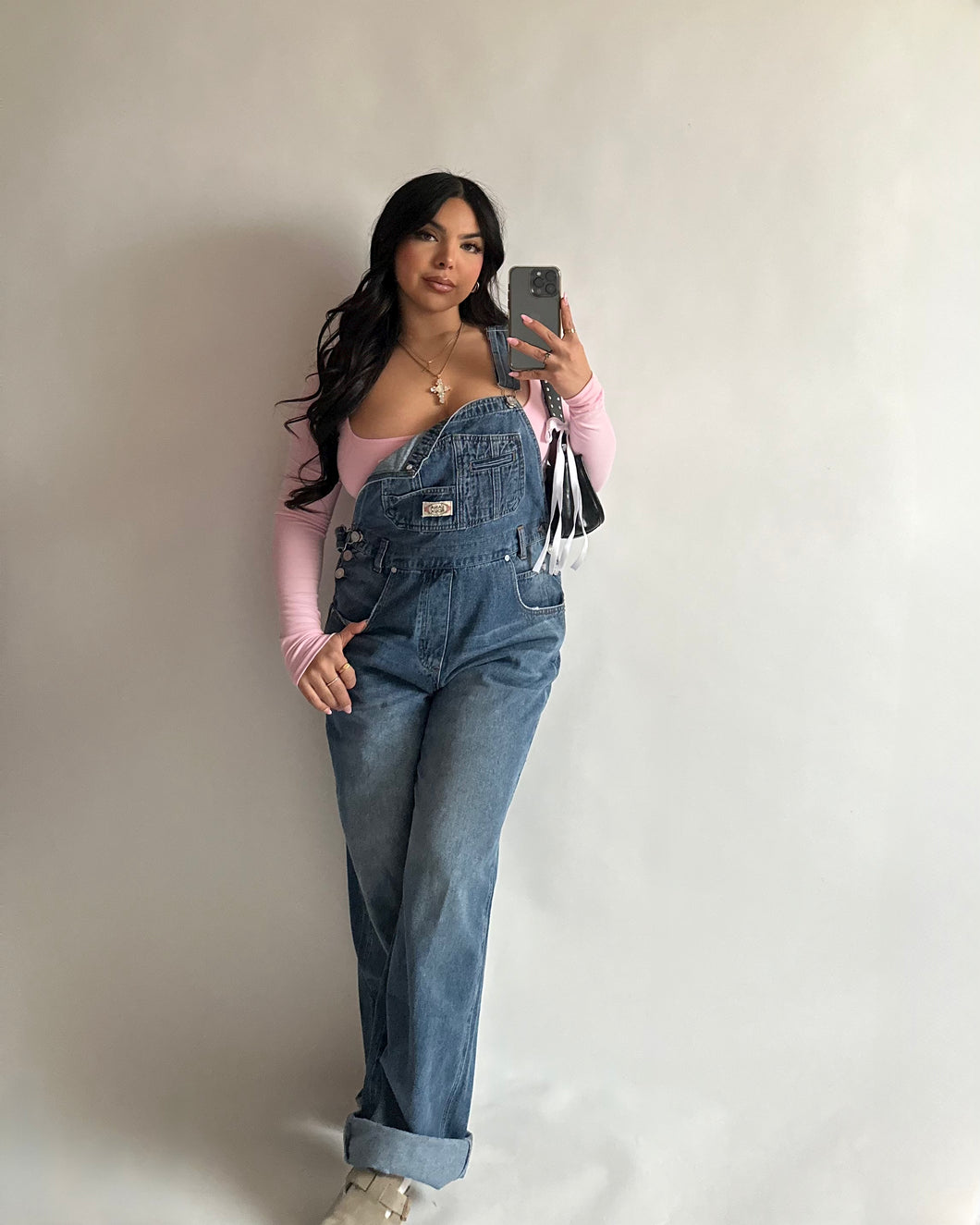 Midwest Denim Overall's ( Medium Dark)