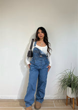 Load image into Gallery viewer, Midwest Straight Leg Denim Overall&#39;s (Medium Wash)
