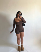 Load image into Gallery viewer, Tessa Romper (Brown)

