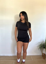 Load image into Gallery viewer, B-Soft Fold Over Shorts ( Black)
