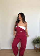 Load image into Gallery viewer, Midwest Overall&#39;s (Cranberry)
