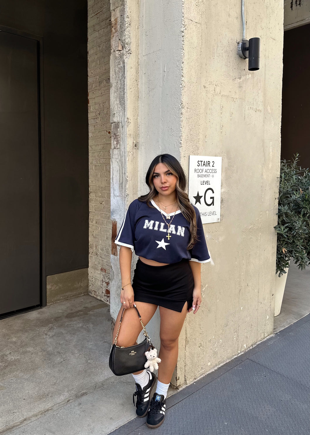 Milan Tee ( Navy)