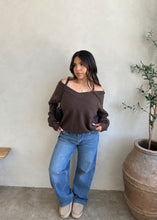 Load image into Gallery viewer, Iris Knit Sweater ( Mocha)
