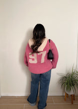 Load image into Gallery viewer, 5 Star knitted Zip ( Pink)
