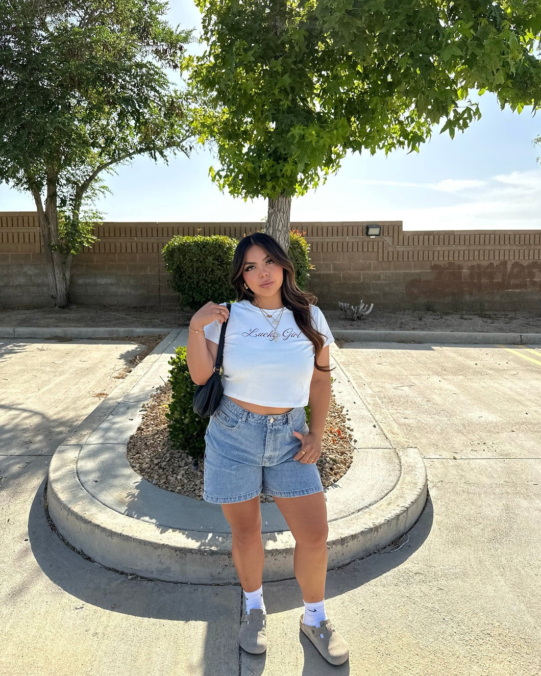 Lucky Girl Baby Tee