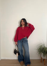 Load image into Gallery viewer, Joel Oversized Knit ( Vintage Red)

