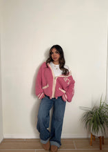 Load image into Gallery viewer, 5 Star knitted Zip ( Pink)

