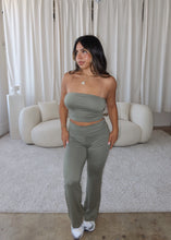 Load image into Gallery viewer, B- Soft Fold Over Flares (Olive)
