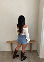 Load image into Gallery viewer, Rue Denim Mini Skirt
