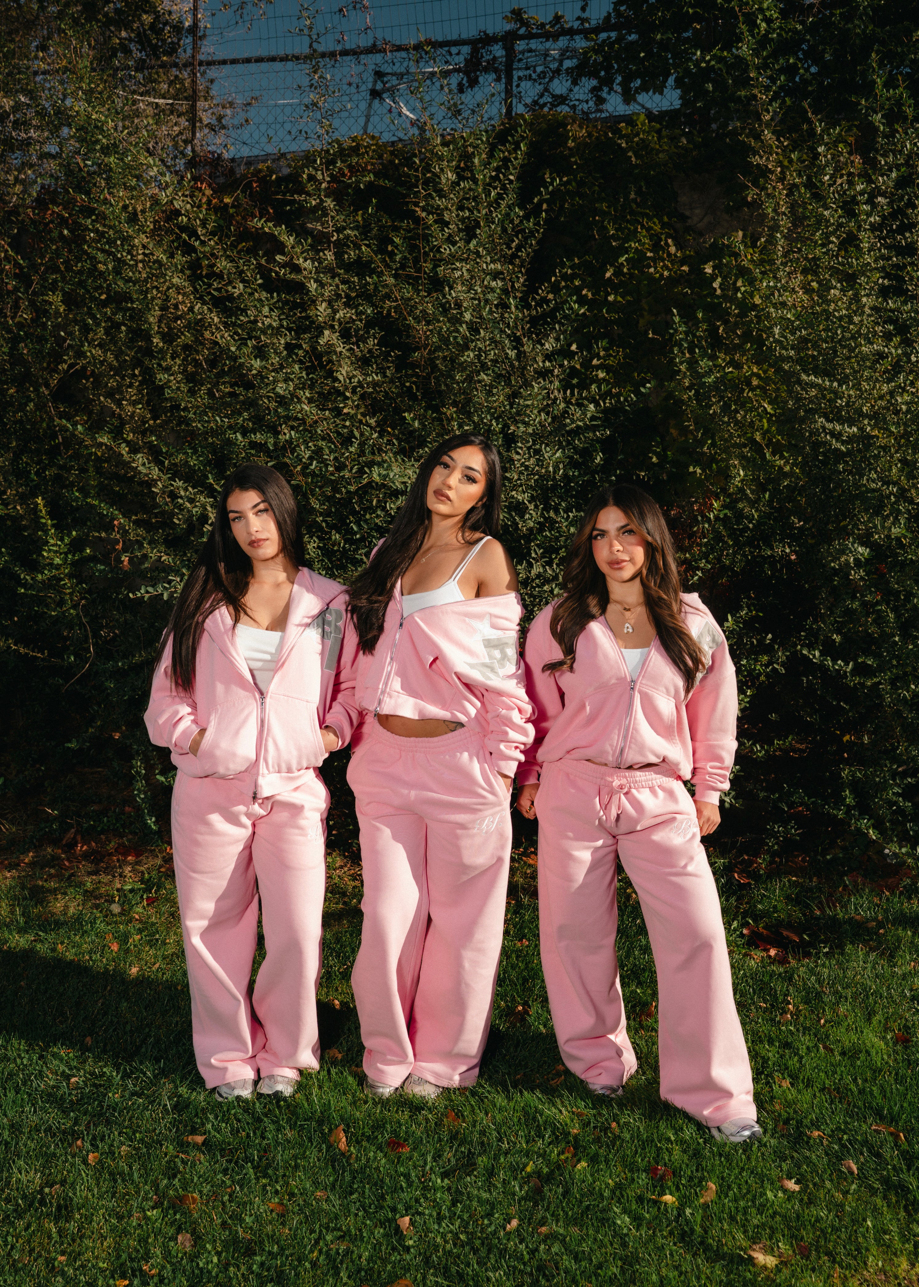 Signature BFCO Track Suit Set (Pink) – Bluefridayco