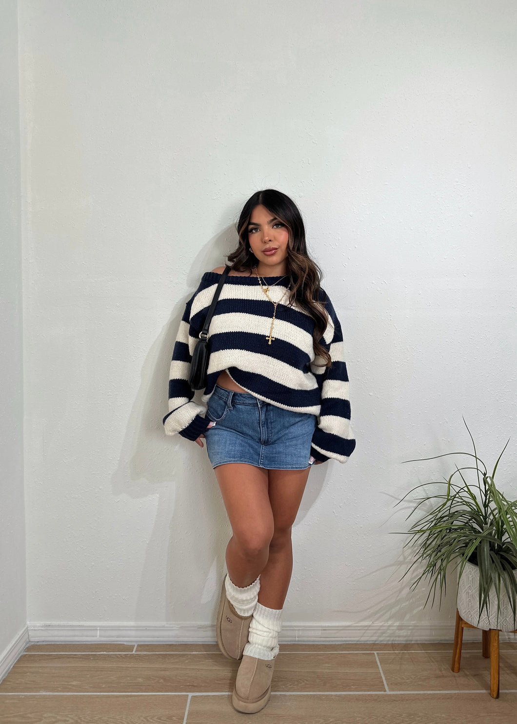 ALL DAY DENIM MINI SKORT