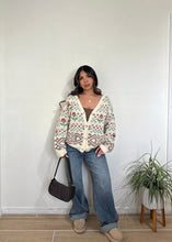 Load image into Gallery viewer, Vintage Flower Cardigan
