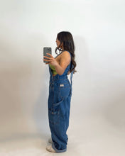 Load image into Gallery viewer, Midwest Cargo overall’s ( Medium Denim)
